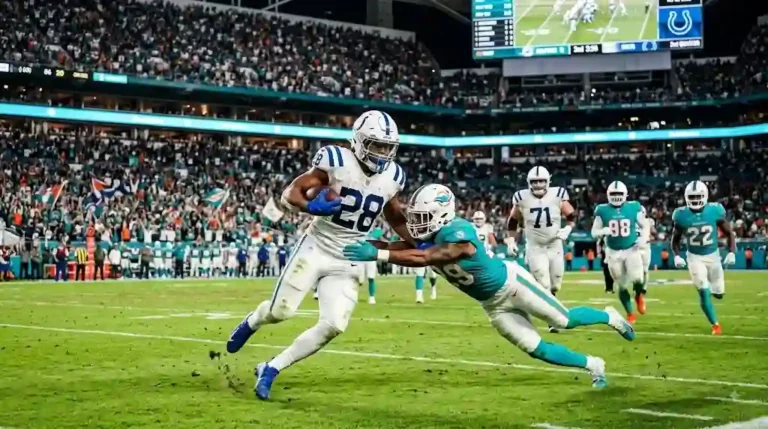 miami dolphins vs indianapolis colts match player stats