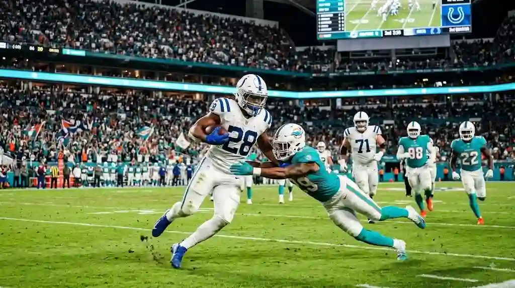 miami dolphins vs indianapolis colts match player stats