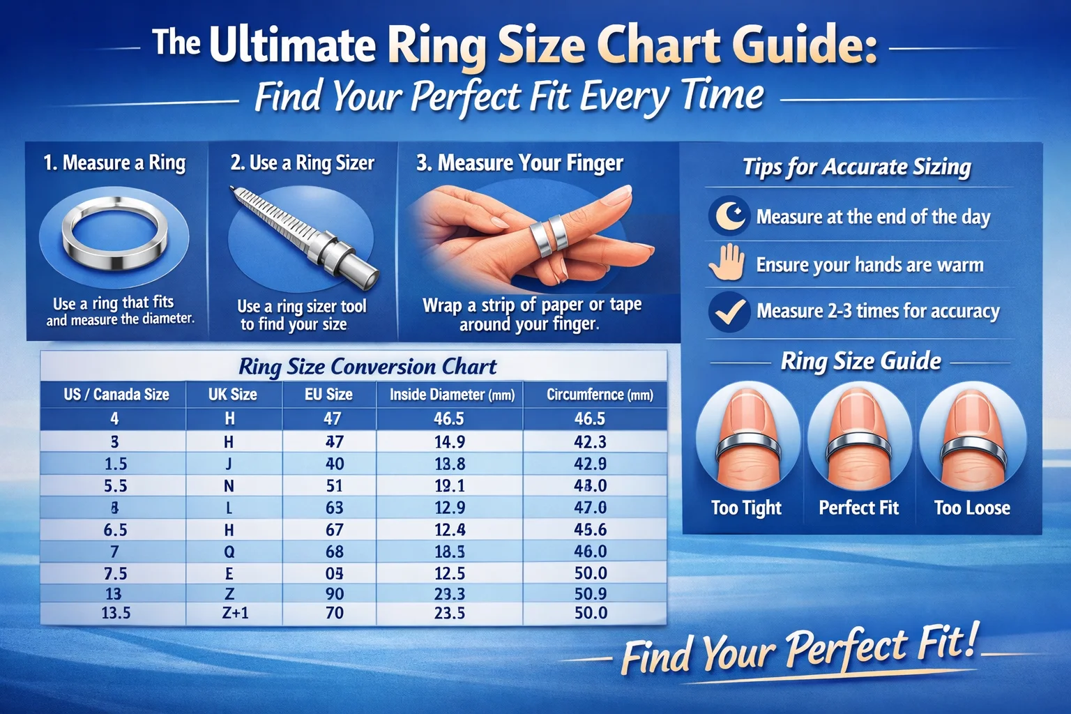 Ring Size Chart