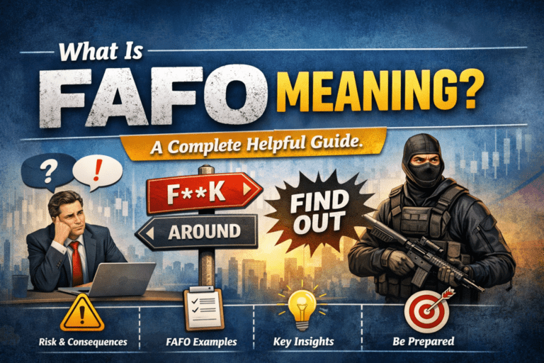 What Is FAFO Meaning