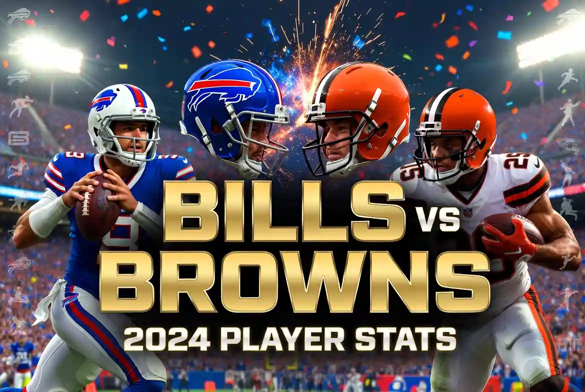 buffalo bills vs cleveland browns match player stats