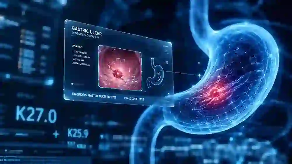 peptic ulcer disease icd 10